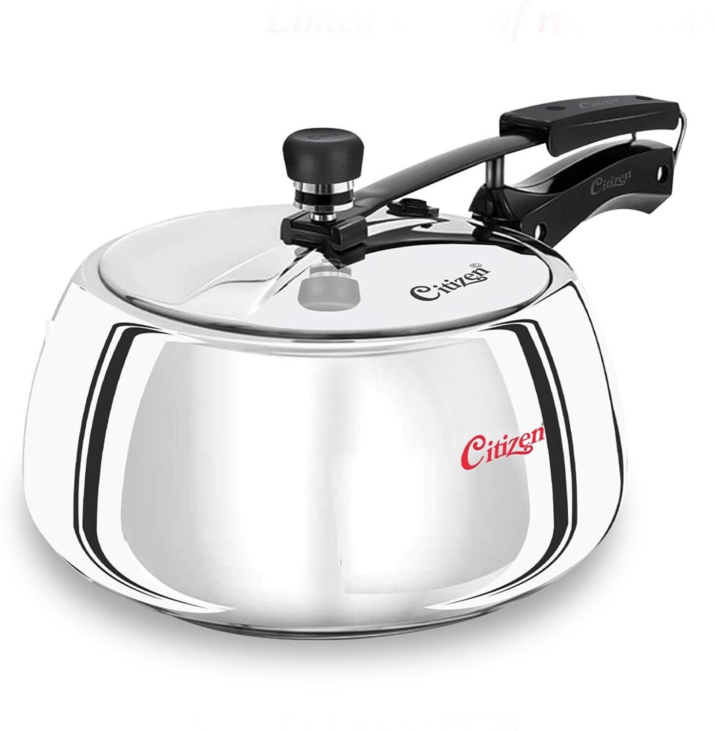 Image of CITIZEN Handi 2 Ltr Stainless Steel with Sandwich Bottem Inner Lid Pressure Cooker 2 L Inner Lid Pressure Cooker