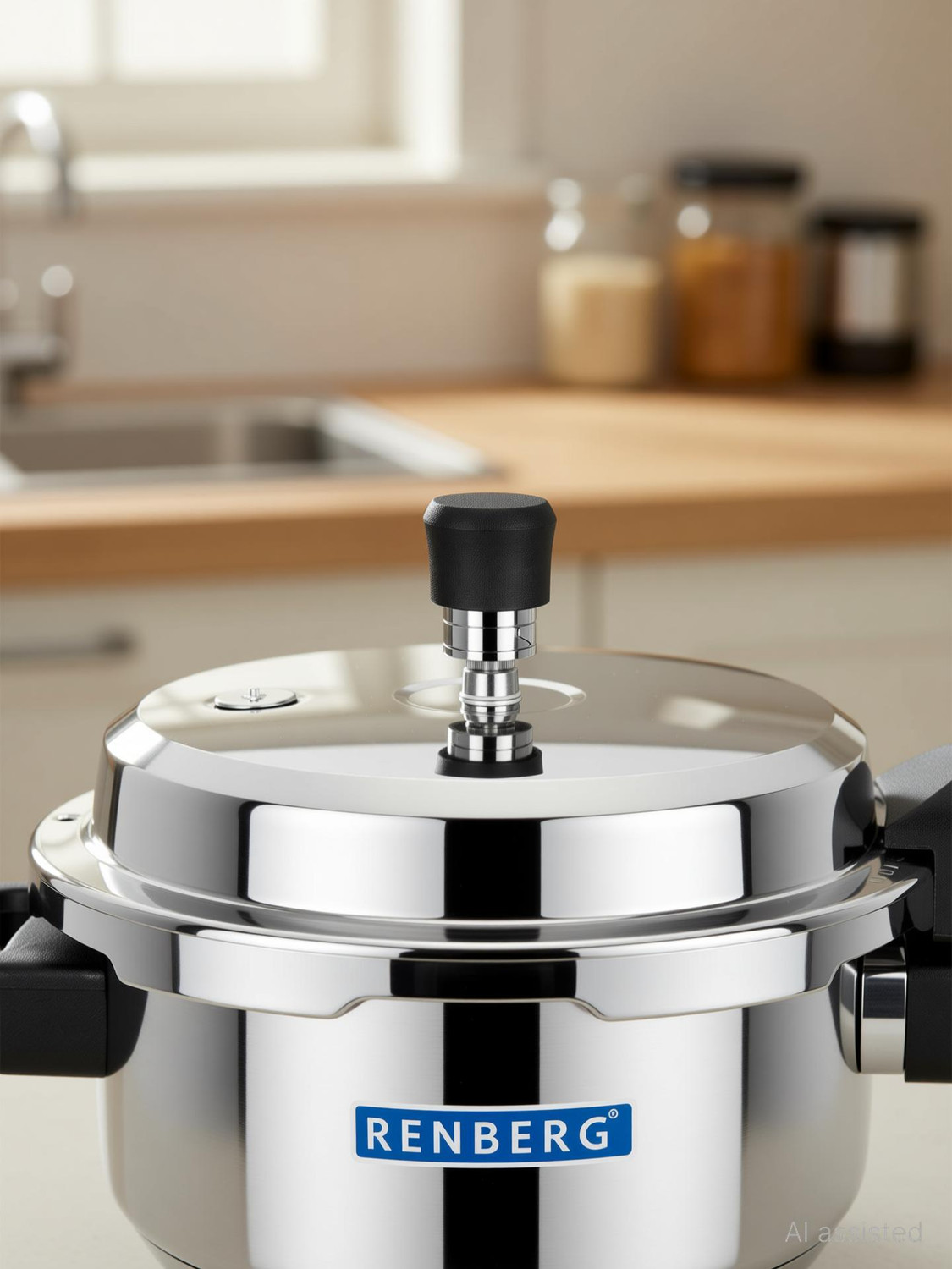 Image of Renberg Supreme 2 L Outer Lid Induction Bottom Pressure Cooker