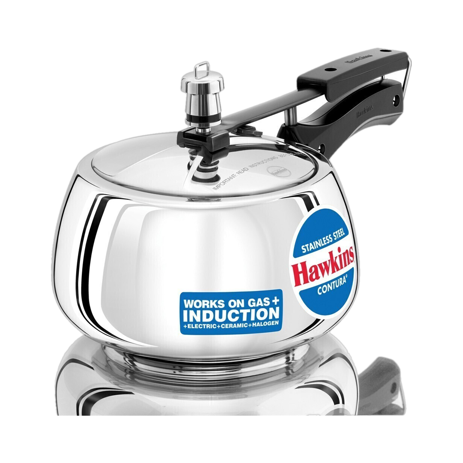 Hawkins Contura (SSC30) 3 L Inner Lid Induction Bottom Pressure Cooker Price in India - Buy Hawkins Contura (SSC30) 3 L Inner Lid Induction Bottom Pressure Cooker online at Flipkart.com