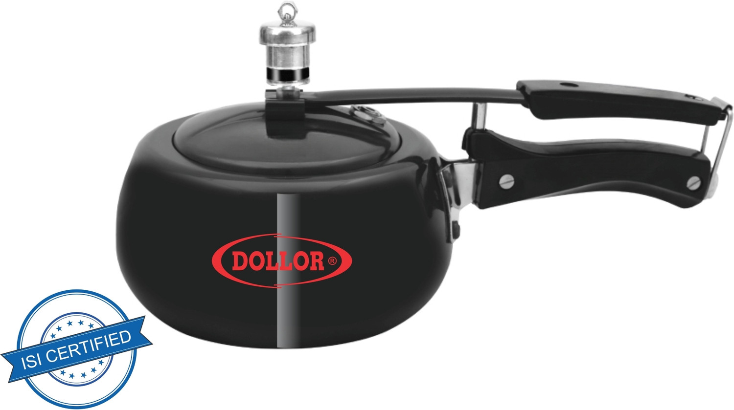 Image of Dollor ISI Certified Handi Black Inner Lid 1.5 L Inner Lid Pressure Cooker