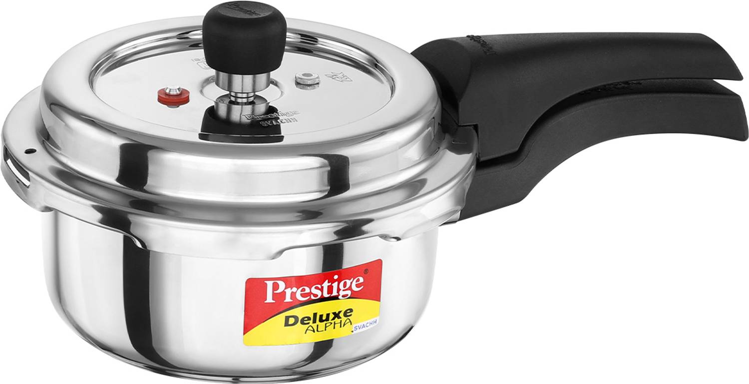 Prestige Deluxe Alpha Svachh 2 L Outer Lid Induction Bottom Pressure Cooker