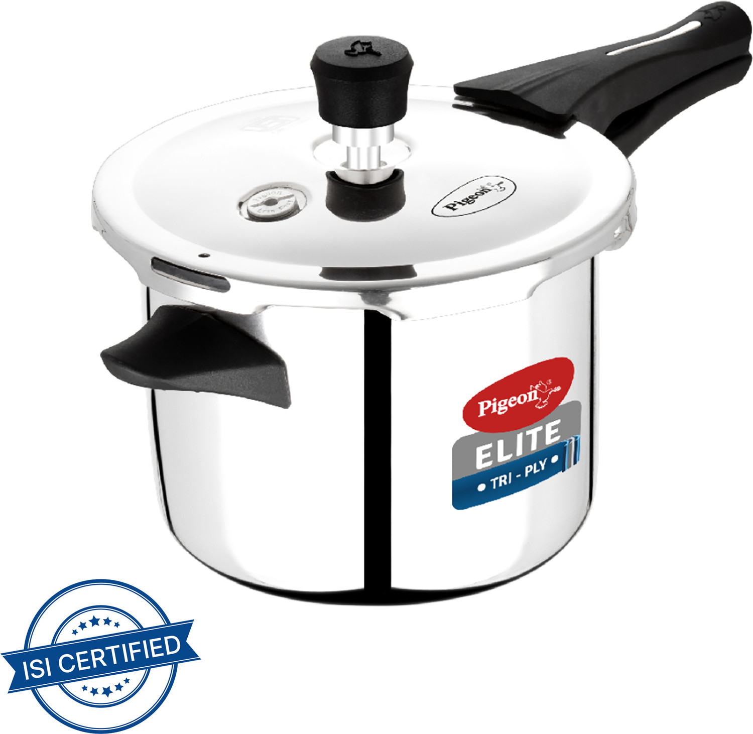 Image of Pigeon Elite Shine 5 L Outer Lid Induction Bottom Pressure Cooker