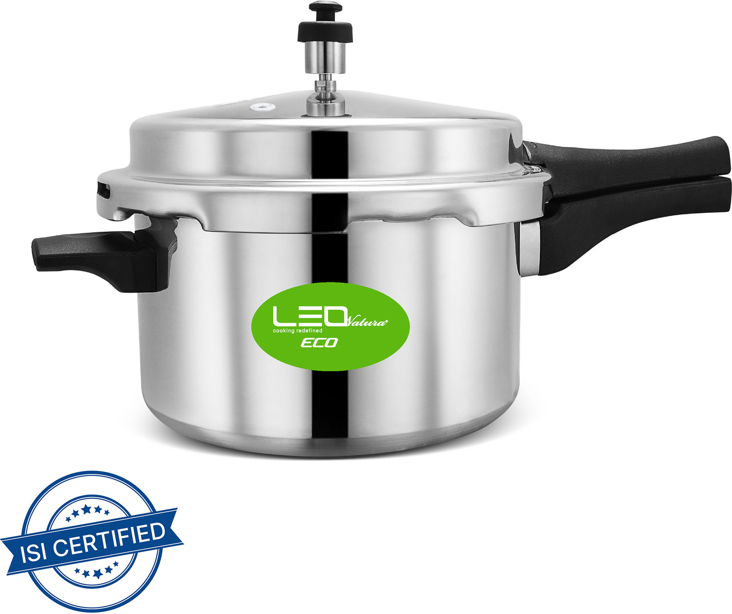 Image of Leo Natura Eco Select Outer Lid 5 L Pressure Cooker (Aluminium)