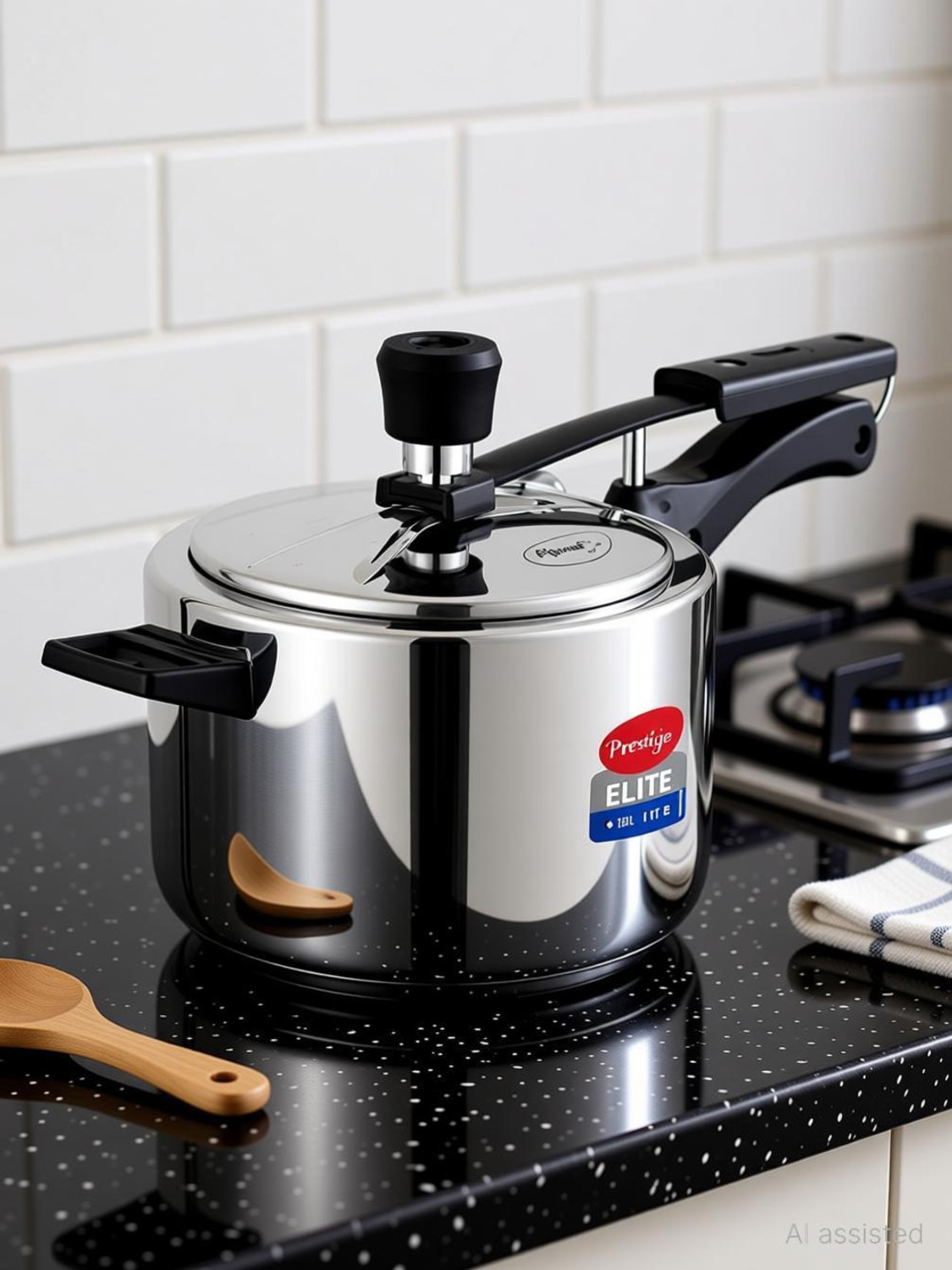 Image of Pigeon Triply SS 19004591 5 L Inner Lid Induction Bottom Pressure Cooker