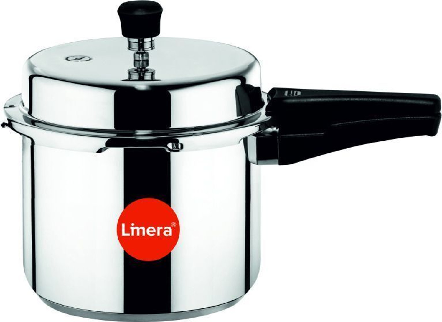 Image of Limera ISI Certified Stainless Steel Cooker 2 L Outer Lid Induction Bottom Pressure Cooker