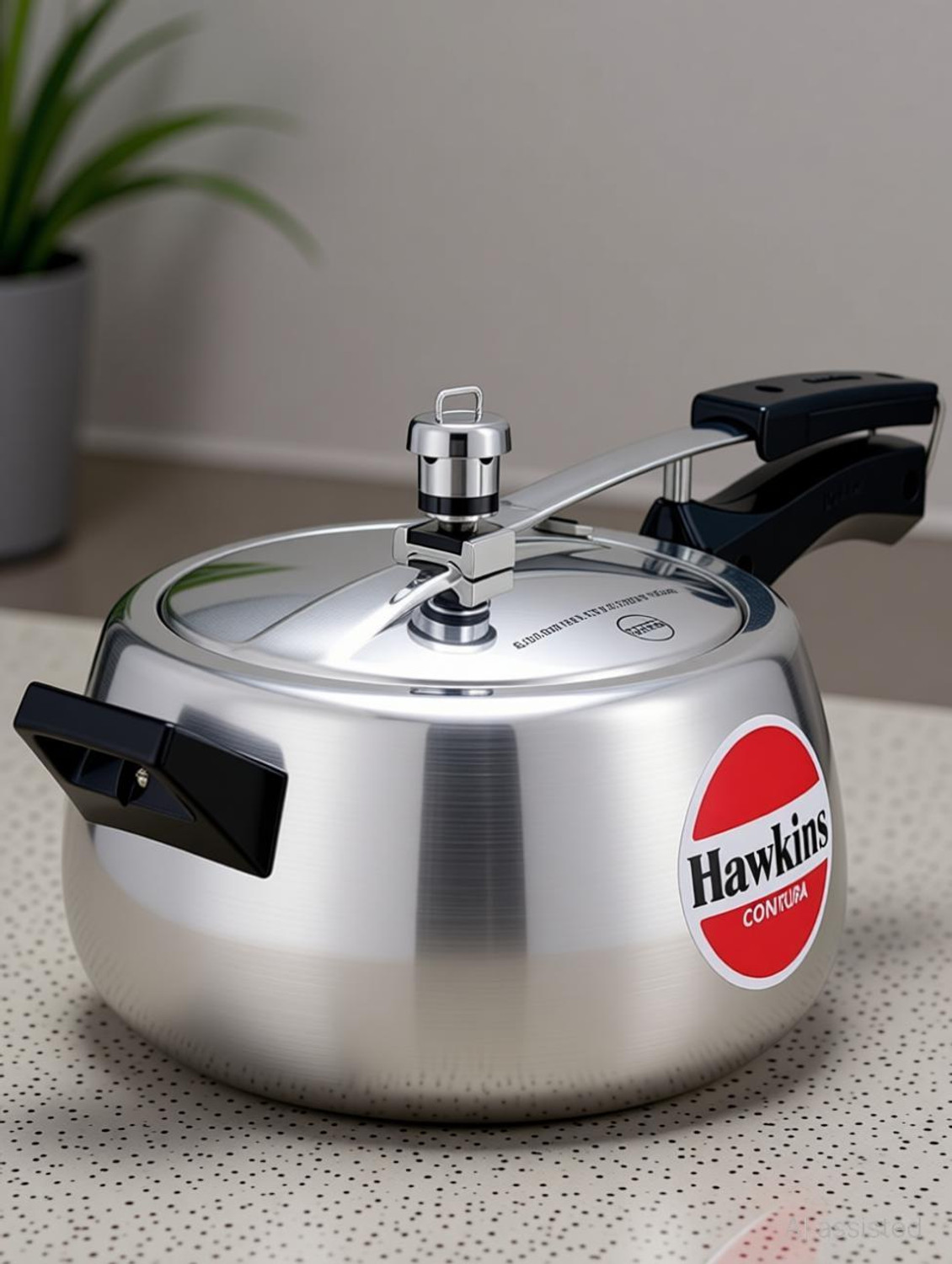 Image of Hawkins Hawkins Contura 3 Litres & 5 Litre,Aluminium Pressure Cooker Silver Combo, 3 L, 5 L Inner Lid Pressure Cooker