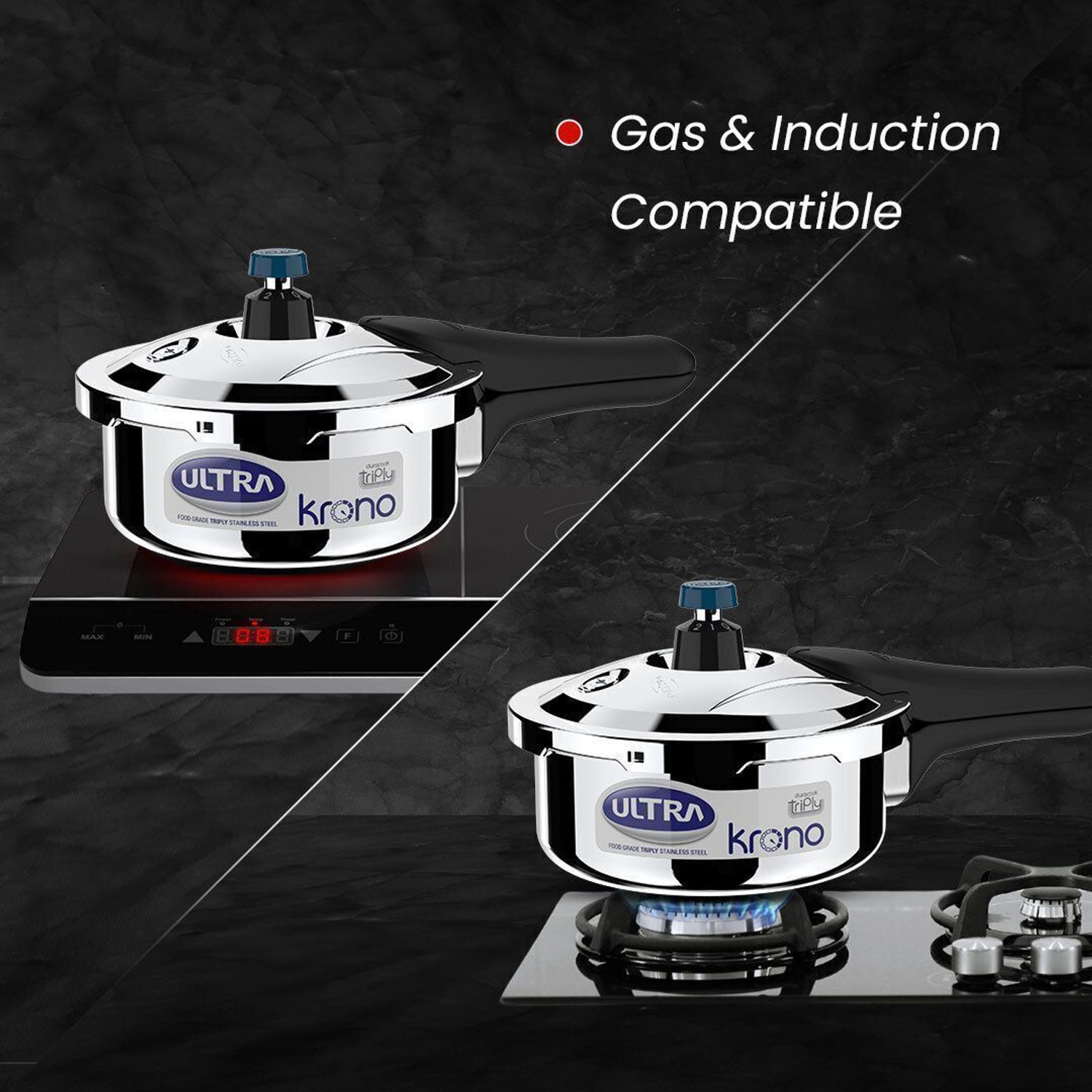 Image of ULTRA Krono 2 L Outer Lid Induction Bottom Pressure Cooker