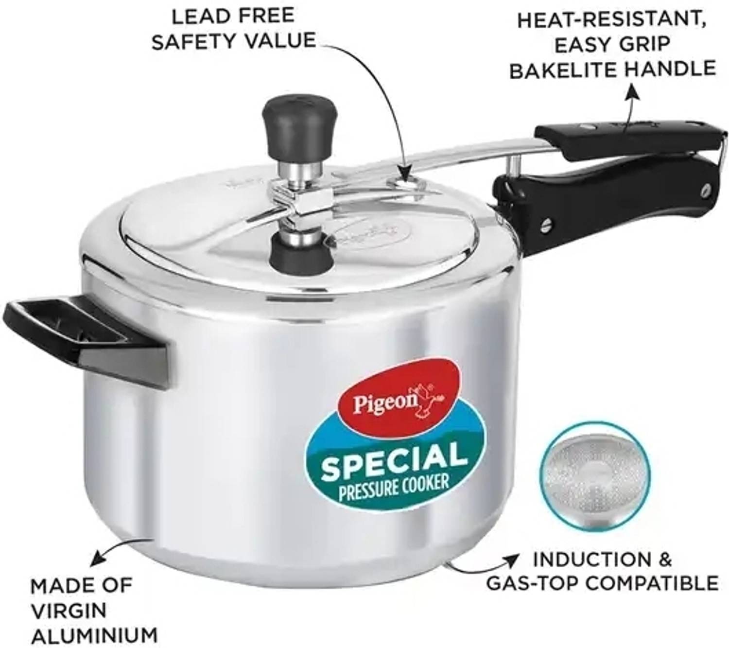 Raj 3.5L Pressure Cooker - Image 2