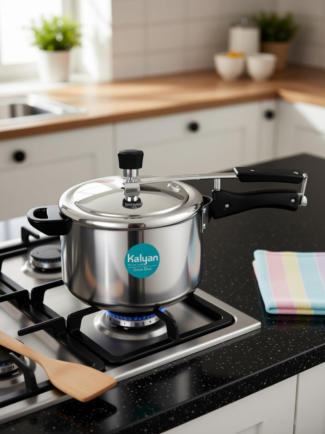 Image of Kalyan Classic 5 L Inner Lid Induction Bottom Pressure Cooker