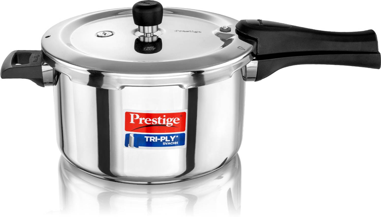 Prestige Svachh Triply 5 L Outer Lid Induction Bottom Pressure Cooker