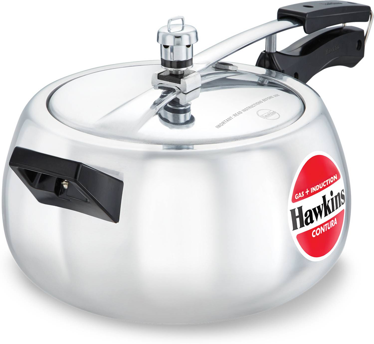 Hawkins Contura Pressure Cooker (IHC50) 5 L Inner Lid Induction Bottom Pressure Cooker