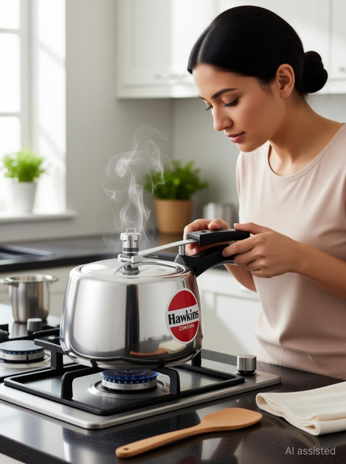 Image of Hawkins Contura Inner Lid Pressure Cooker 3 L Inner Lid Pressure Cooker