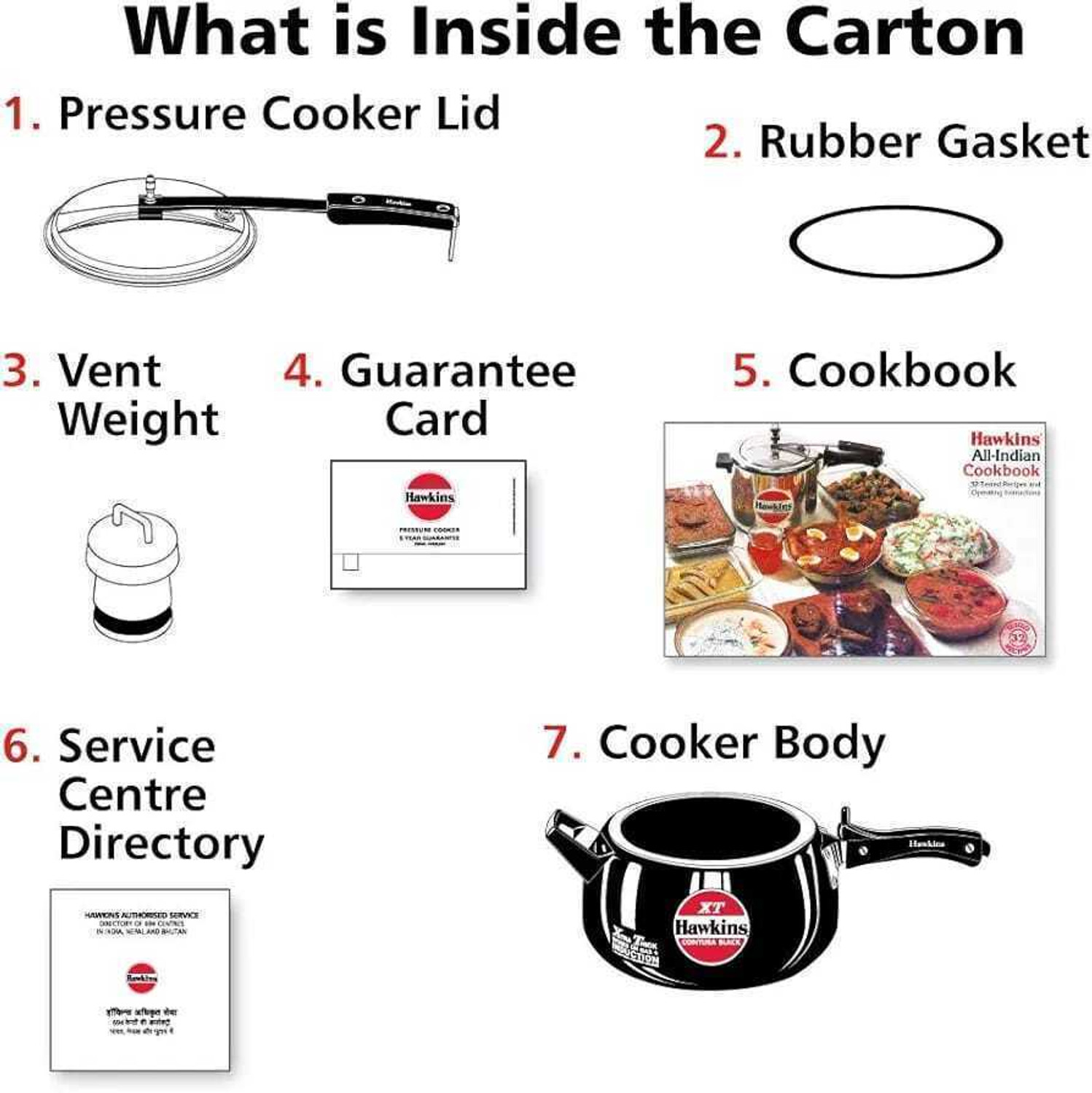 Image of Hawkins Contura Black XT 3 L Inner Lid Pressure Cooker, Hard Anodised,Induction Cooker 3 L Inner Lid Induction Bottom Pressure Cooker