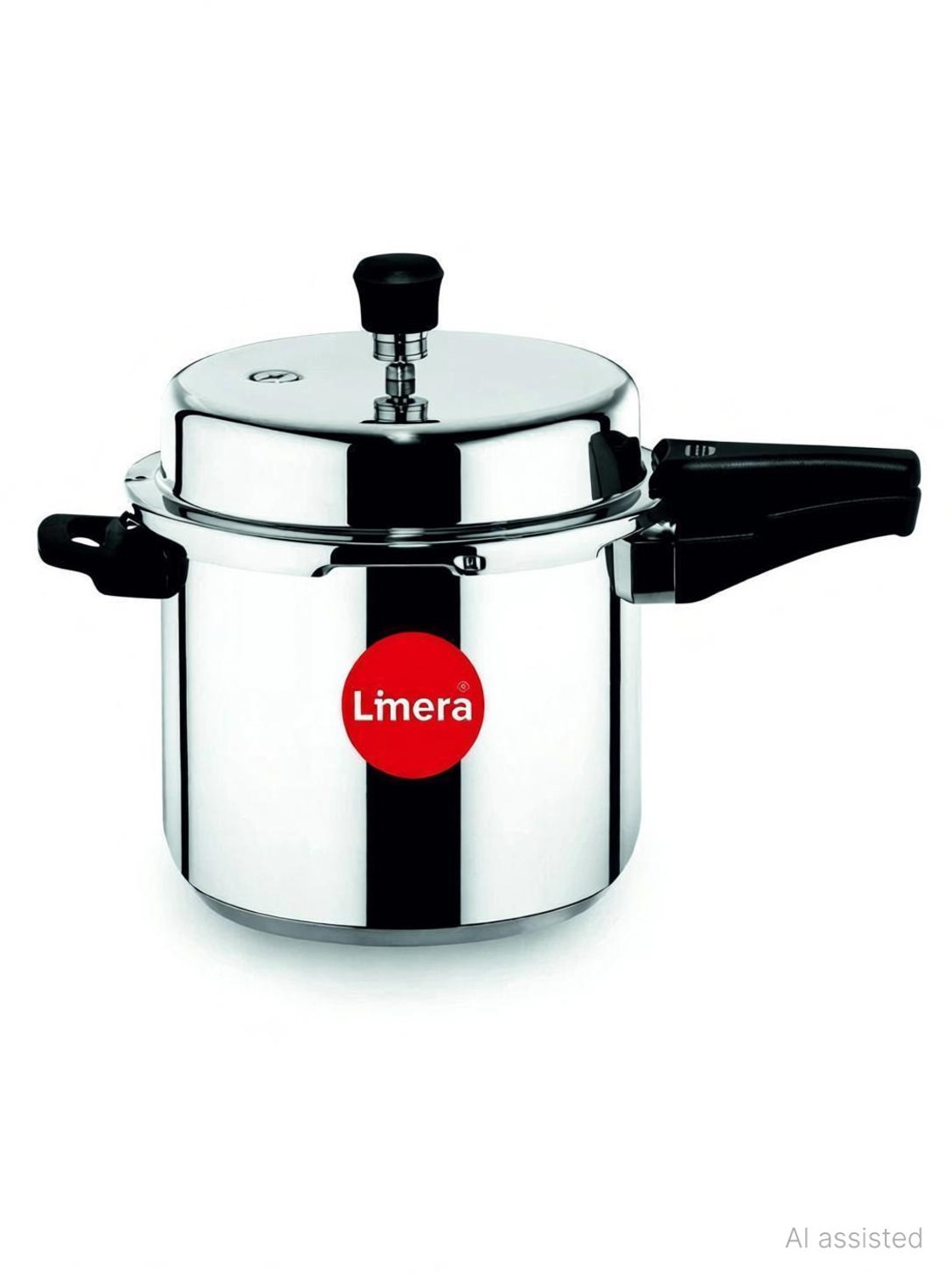 Image of Limera ISI Certified Stainless Steel Cooker 5 L Outer Lid Induction Bottom Pressure Cooker