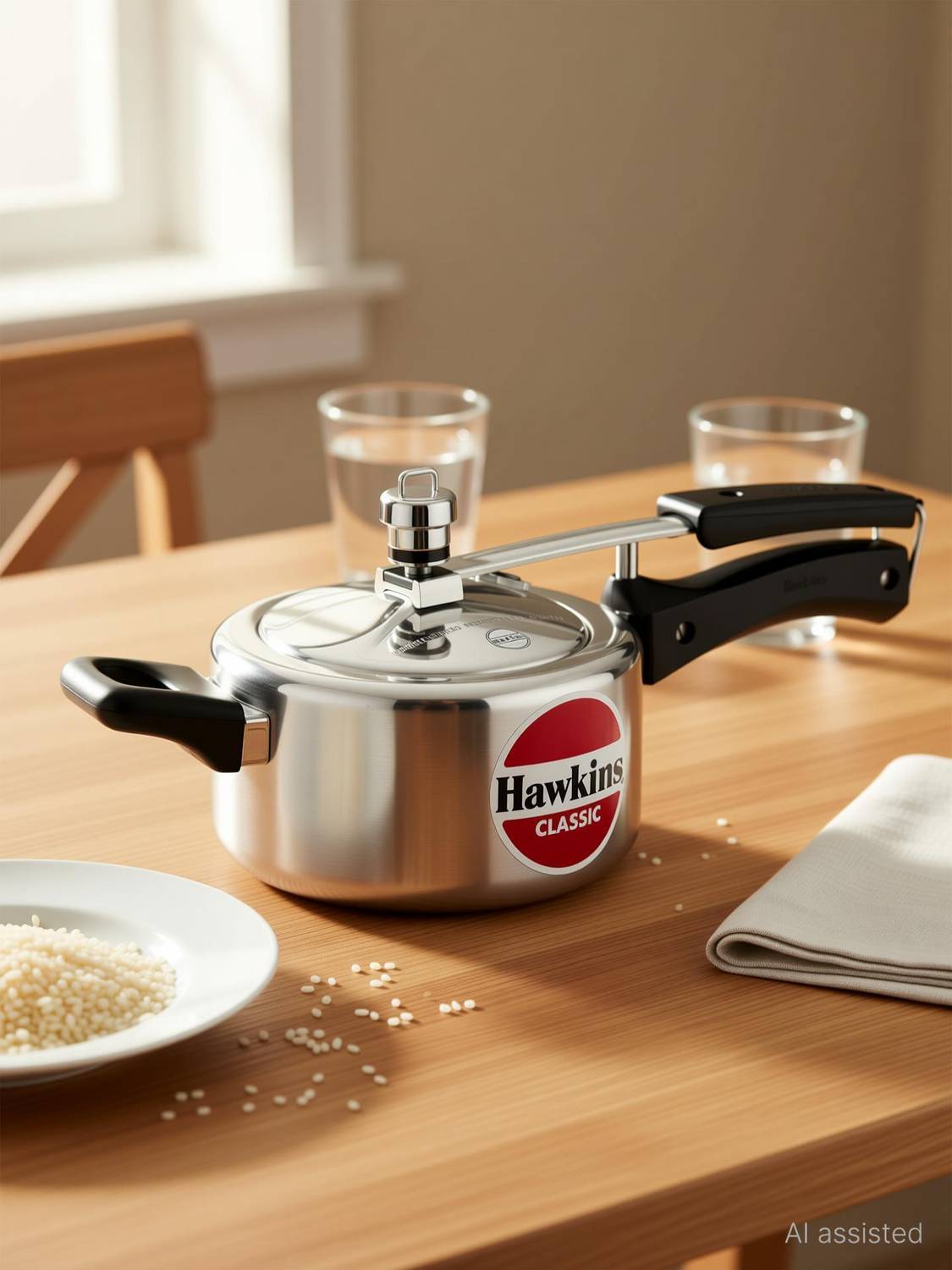 Hawkins Classic 圧力鍋 1.5リットル CL15 Hawkins Classic (CL15) 1.5 L Inner Lid Pressure Cooker Price in