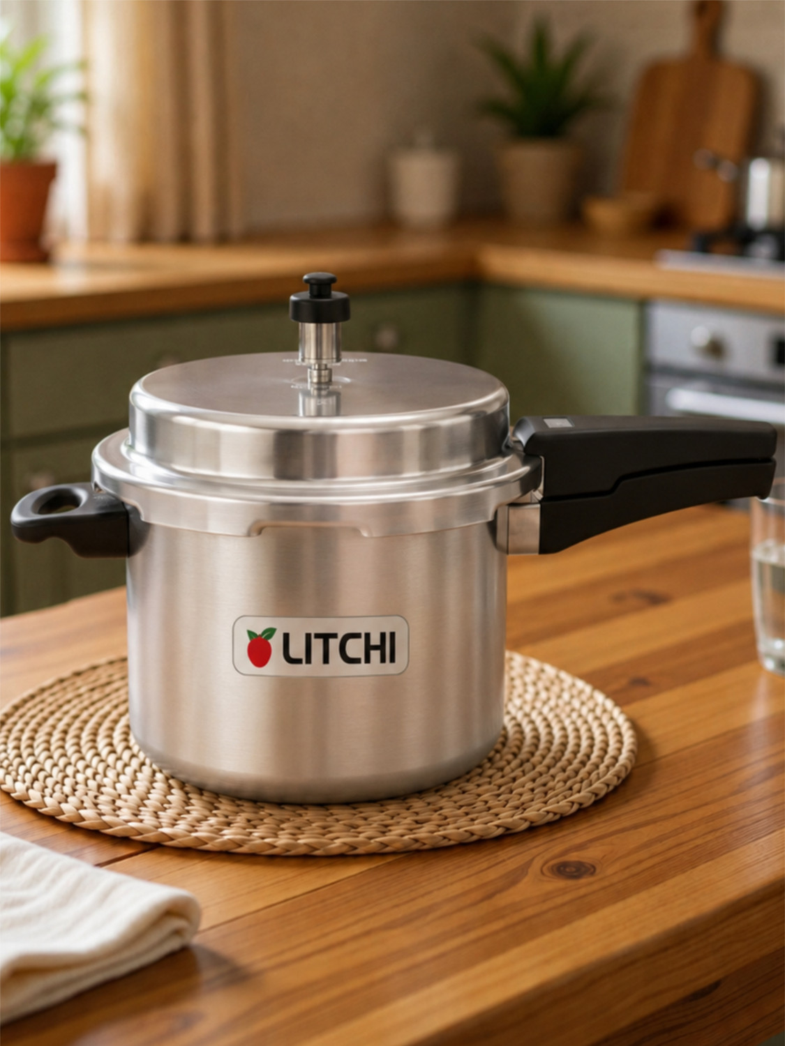 Image of Litchi Aluminium Outerlid 12 L Outer Lid Pressure Cooker