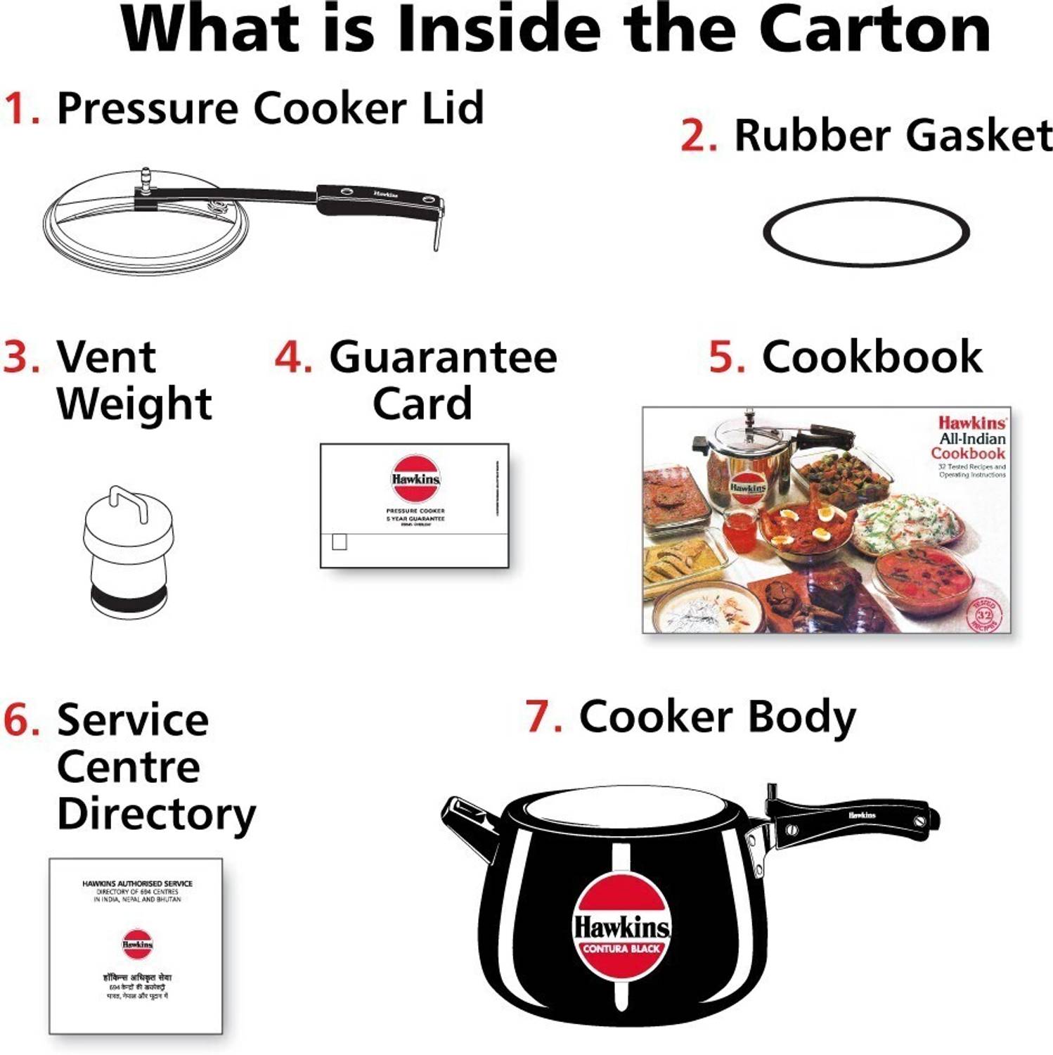 Contura Black (CB40) 4 L Pressure Cooker - Image 5