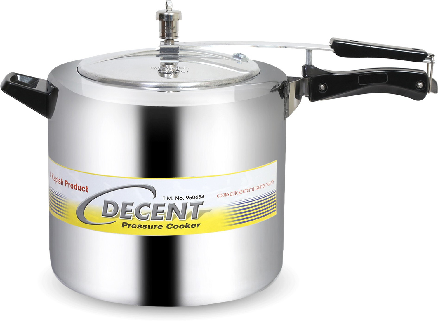 Image of Decent Classic Aluminium 12 L Inner Lid Pressure Cooker