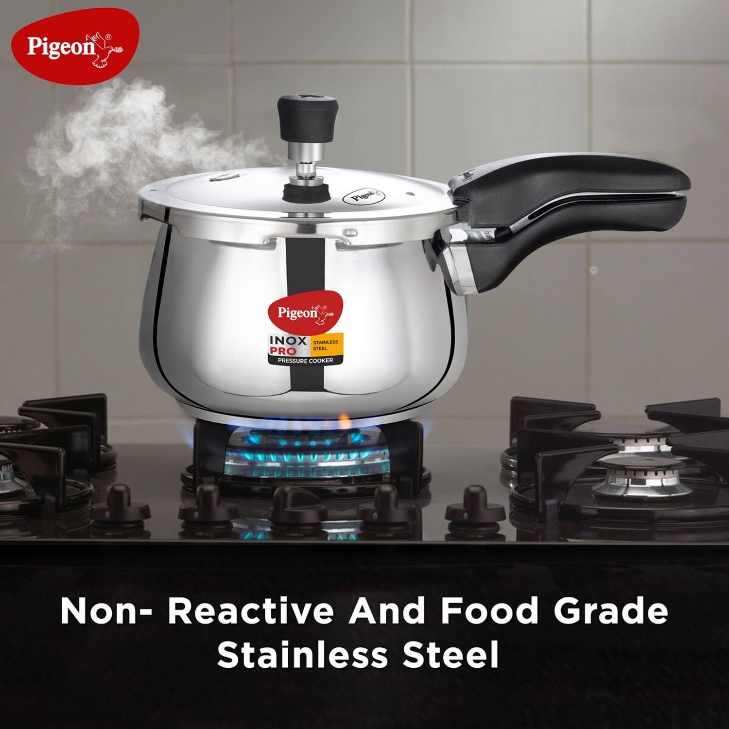 Pigeon Inox Pro 3L Pressure Cooker - Image 3