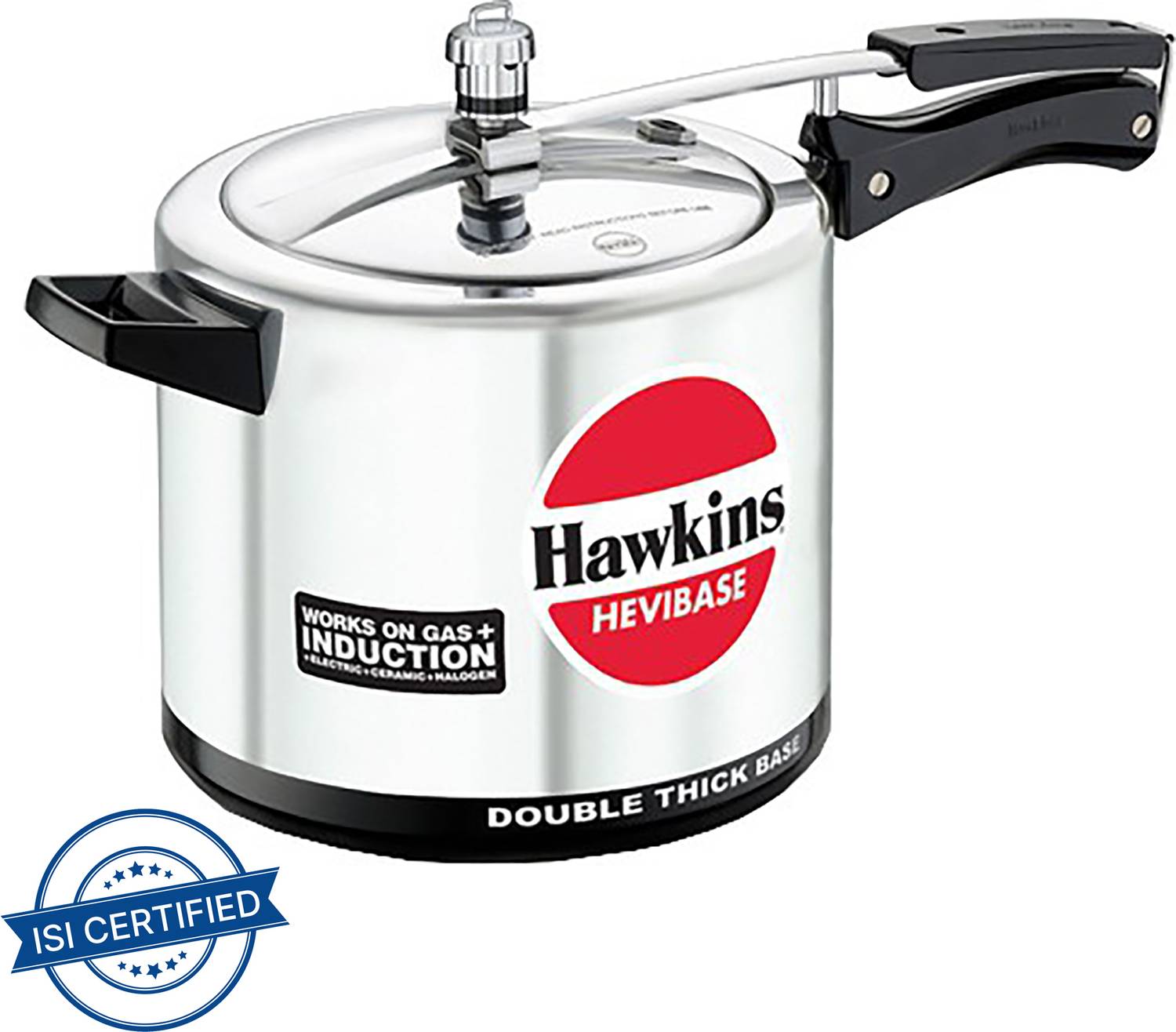 Hawkins Hevibase (IH50) 5 L Inner Lid Induction Bottom Pressure Cooker