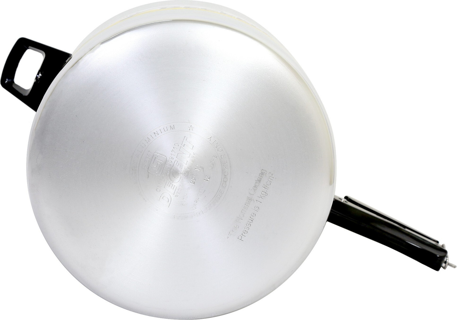 Image of Decent Classic Aluminium 12 L Inner Lid Pressure Cooker