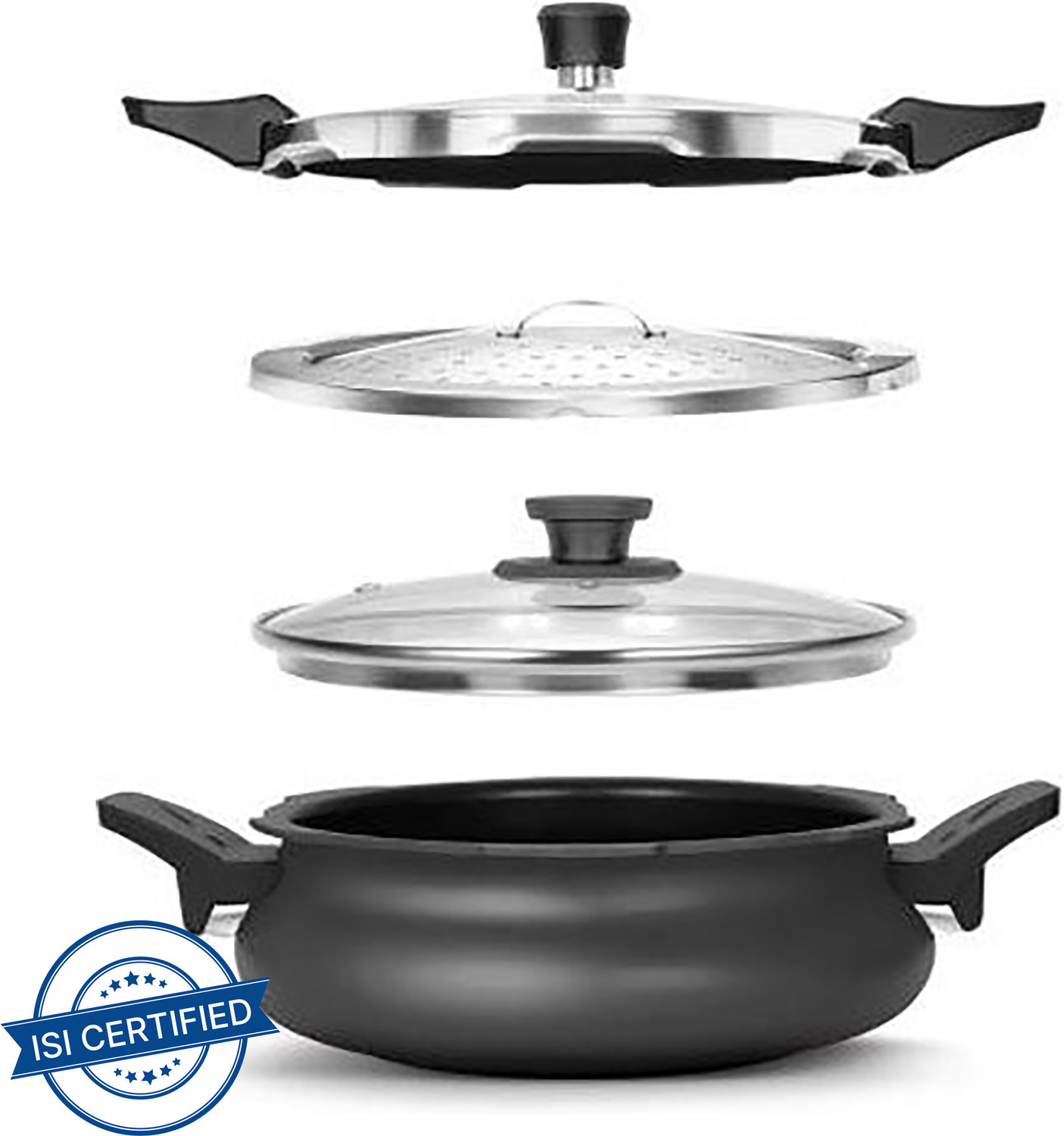 Image of Pigeon Pressure Cooker 3 L 3 L Inner Lid Induction Bottom Pressure Cooker