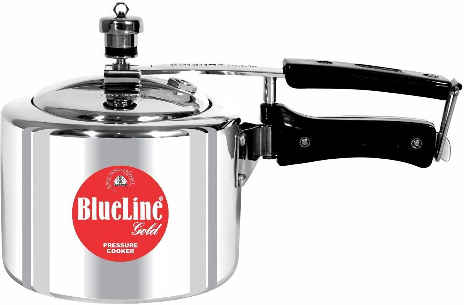 Image of Blueline Gold ISI Certified Regular Inner Lid Gas Stove Compatible 1.5 L Inner Lid Pressure Cooker