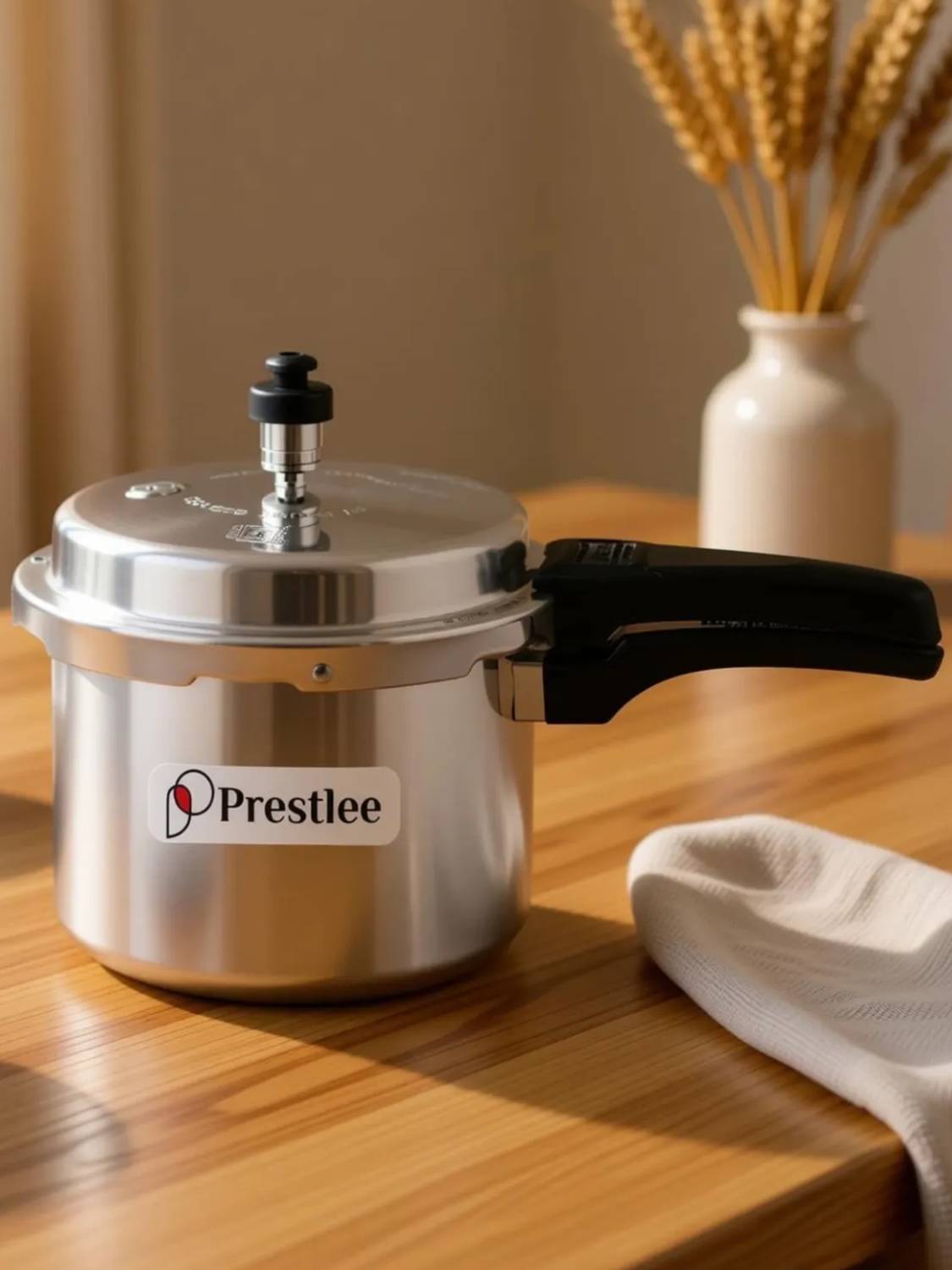 Prestlee PRIME 3 Liter Aluminium Outerlid Pressure Cooker 3 L Outer Lid Pressure Cooker