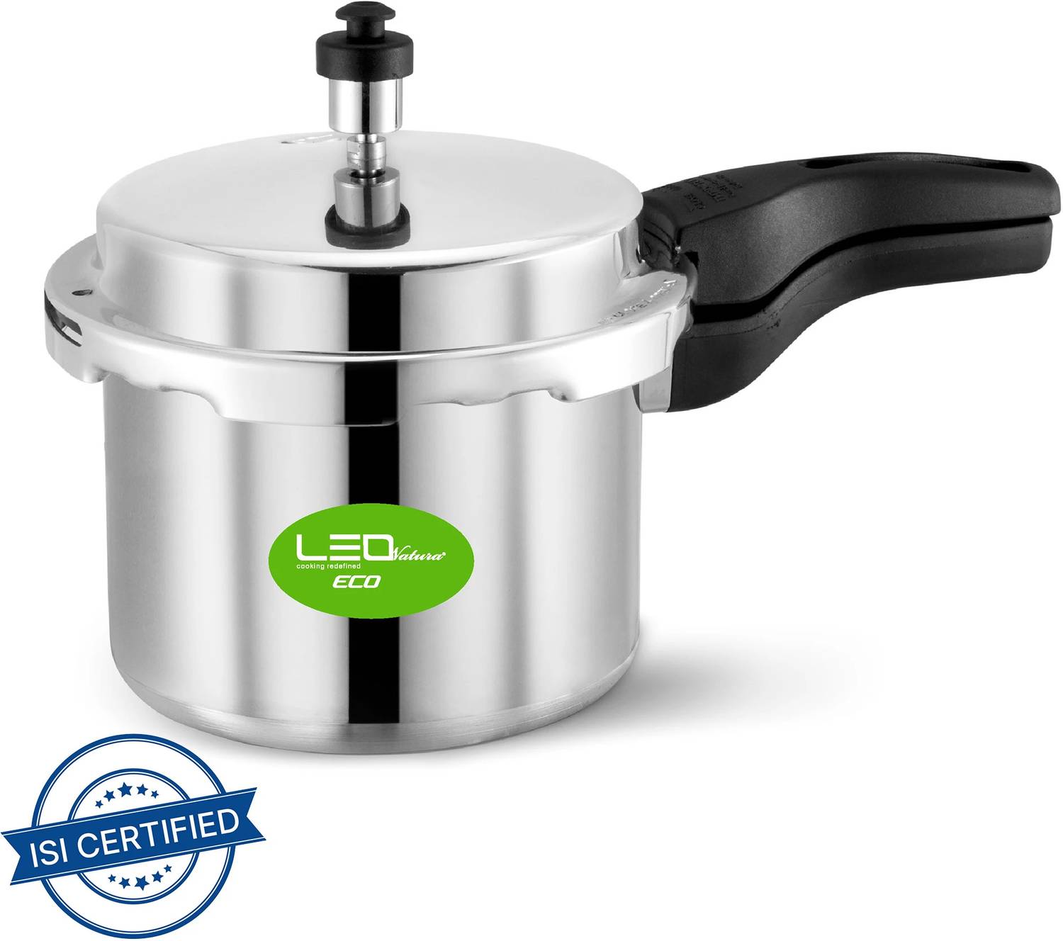 Leo Natura Eco Select+ Outer Lid 3 L Outer Lid Induction Bottom Pressure Cooker & Pressure Pan — Pressure Cookers