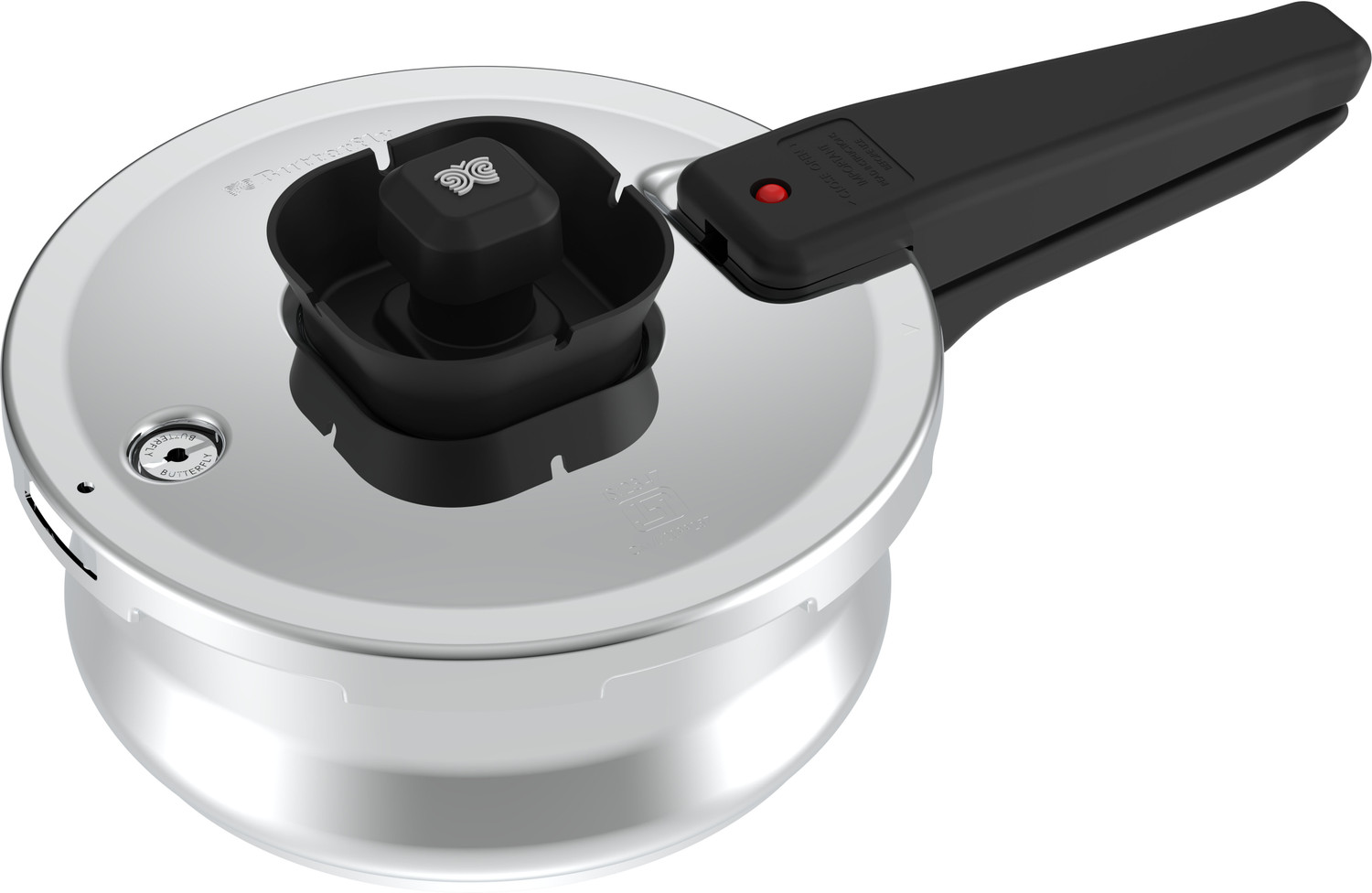 Image of Butterfly Duo Curve Pressure Cooker 2 L Outer Lid Induction Bottom Pressure Cooker