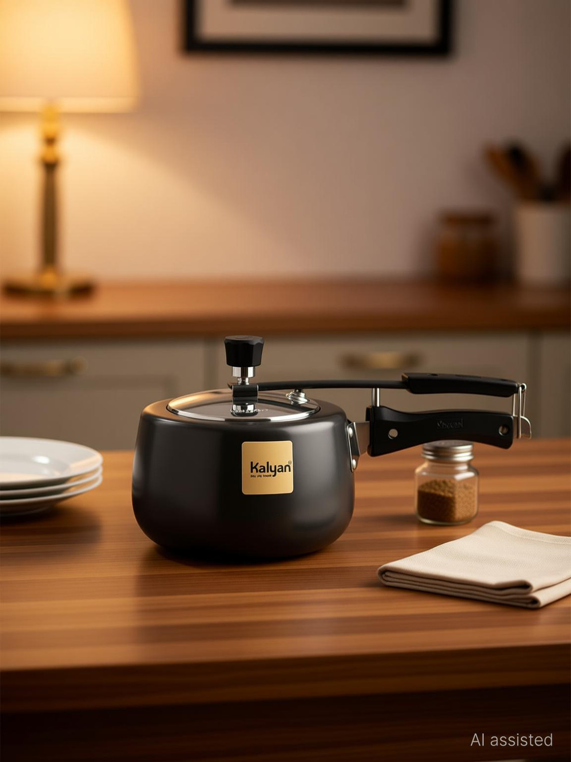 Image of Kalyan Belly 2 L Inner Lid Induction Bottom Pressure Cooker