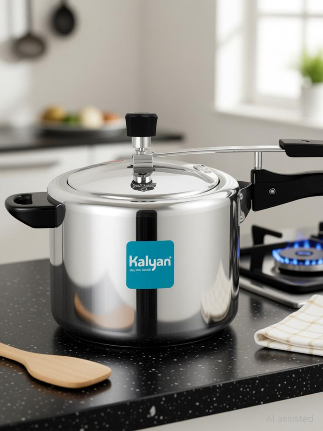Image of Kalyan Classic Shape 7 L Inner Lid Pressure Cooker