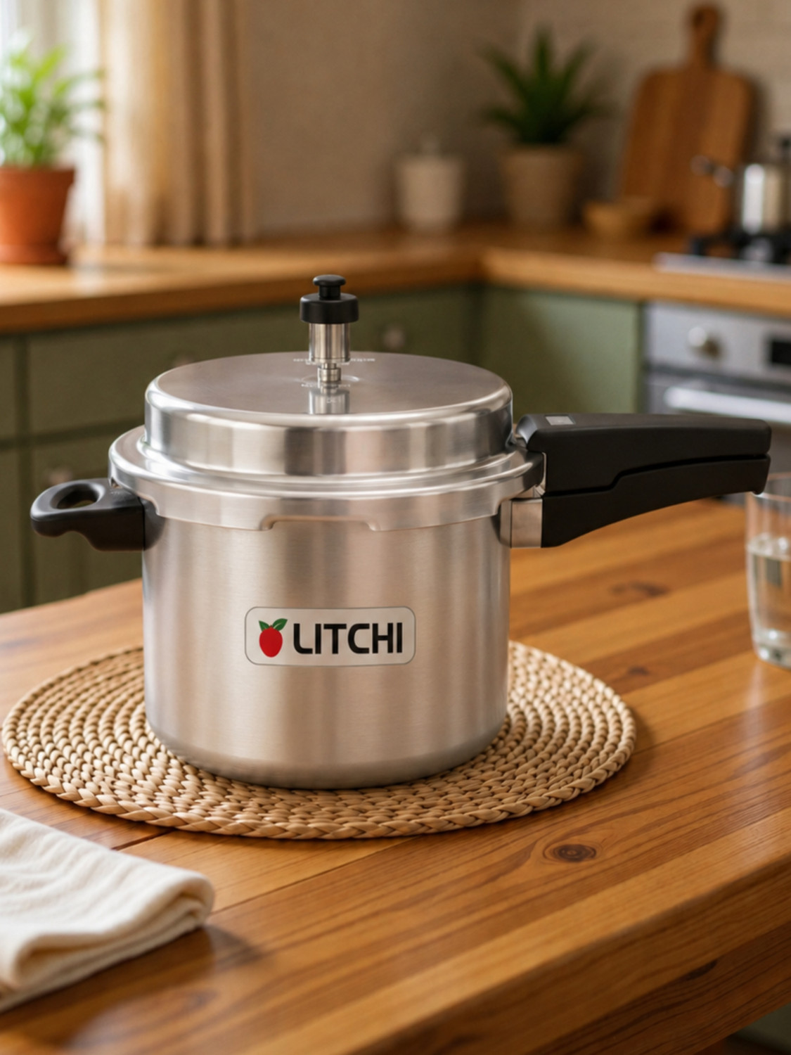 Image of Litchi Aluminium Outerlid 10 L Outer Lid Pressure Cooker
