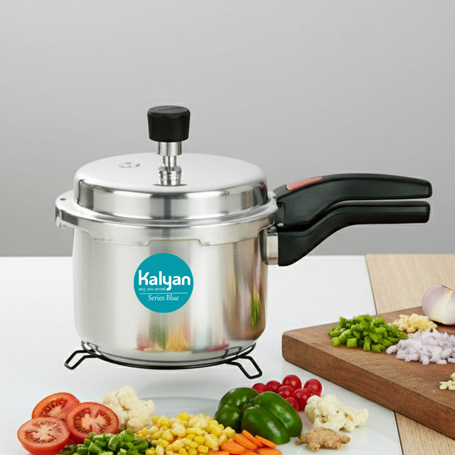 Image of Kalyan Matki 2 L Outer Lid Induction Bottom Pressure Cooker