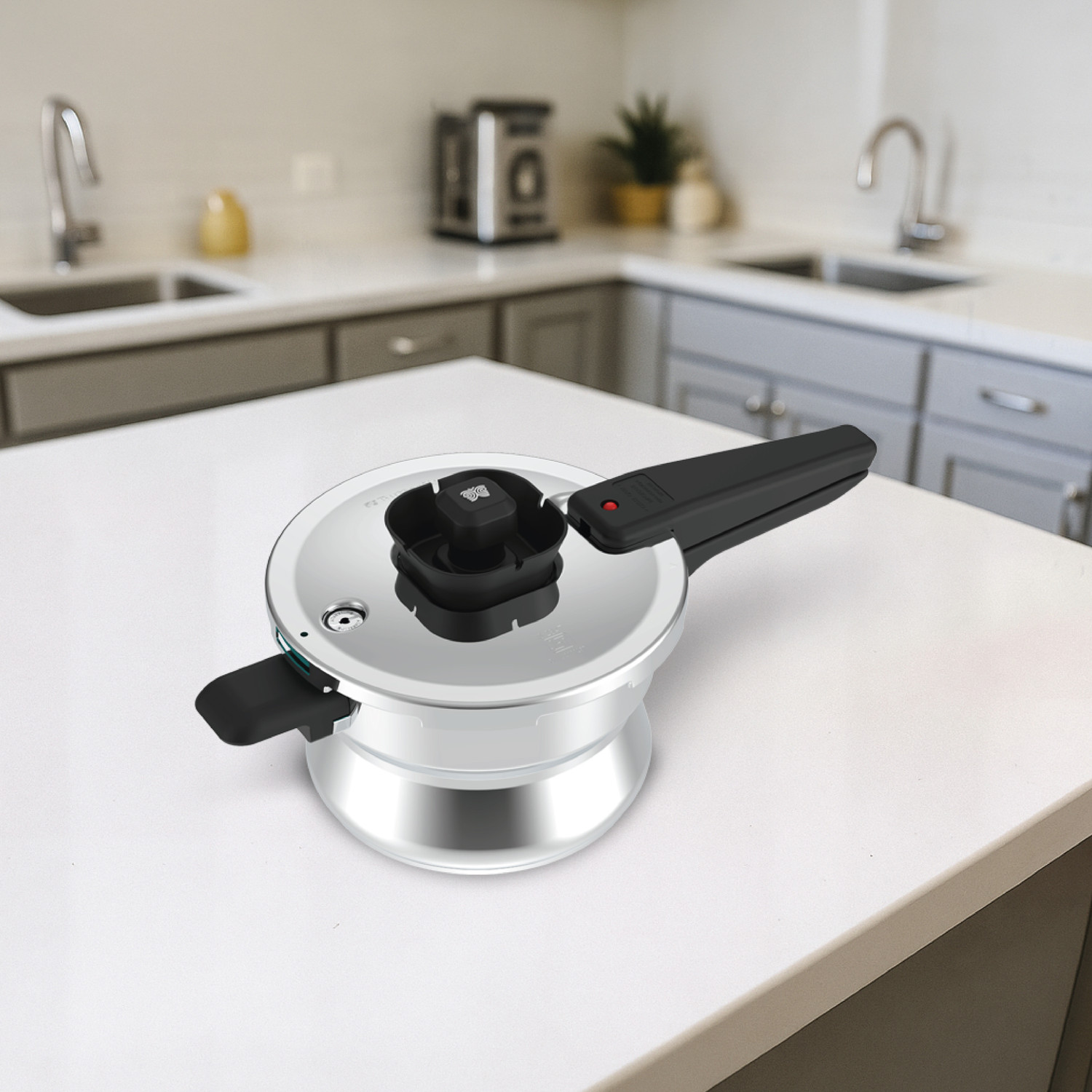 Image of Butterfly Duo Curve Pressure Cooker 3 L Outer Lid Induction Bottom Pressure Cooker