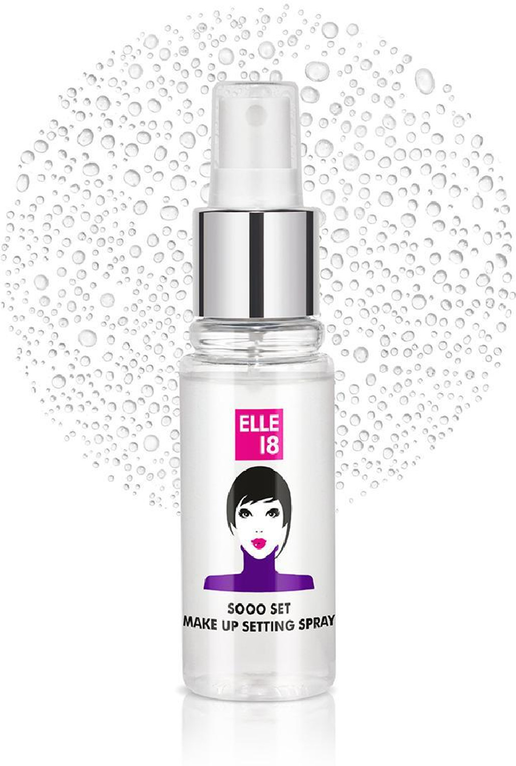 Image of ELLE 18 SOOO SET Setting Spray, long-lasting, hydrating & non-sticky makeup fixer|60ml Primer - 60 ml