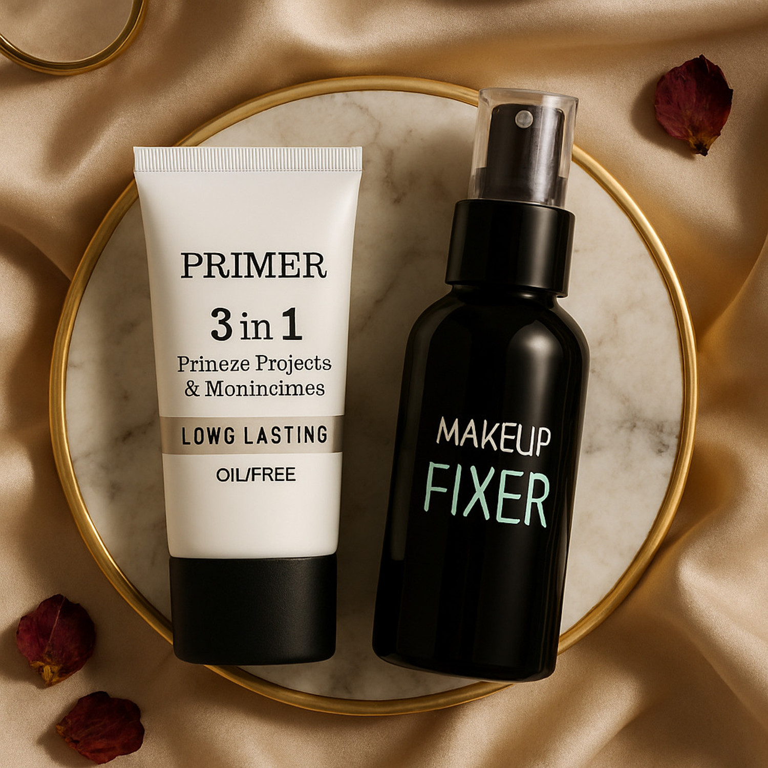 Image of Eletree 3 in 1 Primer with Makeup Fixer | Smooth Base, Long Lasting Makeup, Oil-Free, Primer - 10 g
