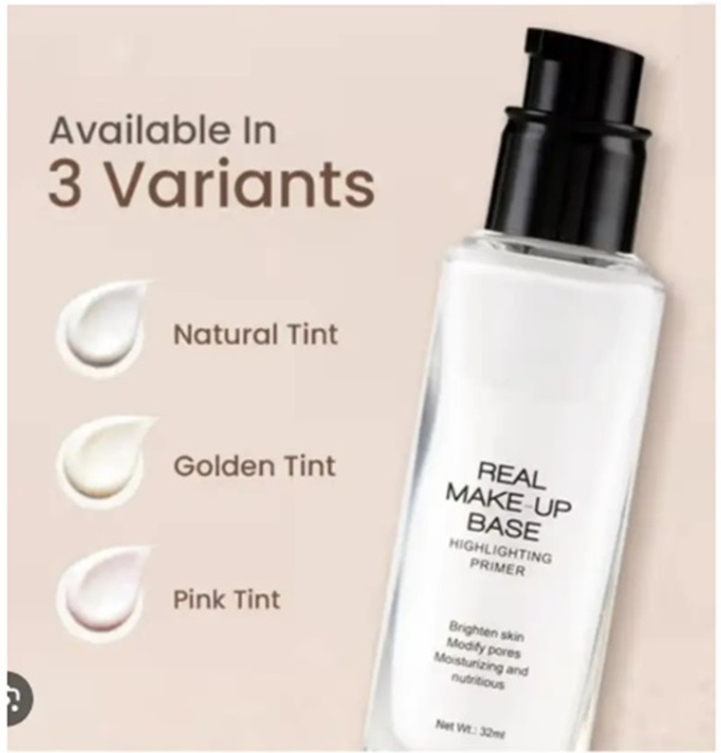 Image of Rudvya Highlighting Primer Real Makeup Base Primer - 40 ml
