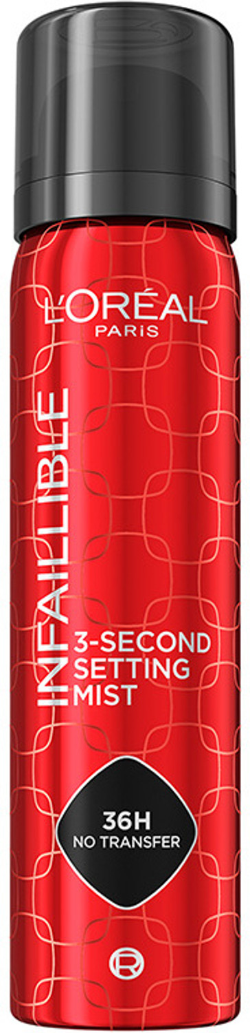 Image of L'Oreal Paris INFALLIBLE 3-SECOND SETTING SPRAY, 36Hr Long Lasting Makeup Primer - 75 ml