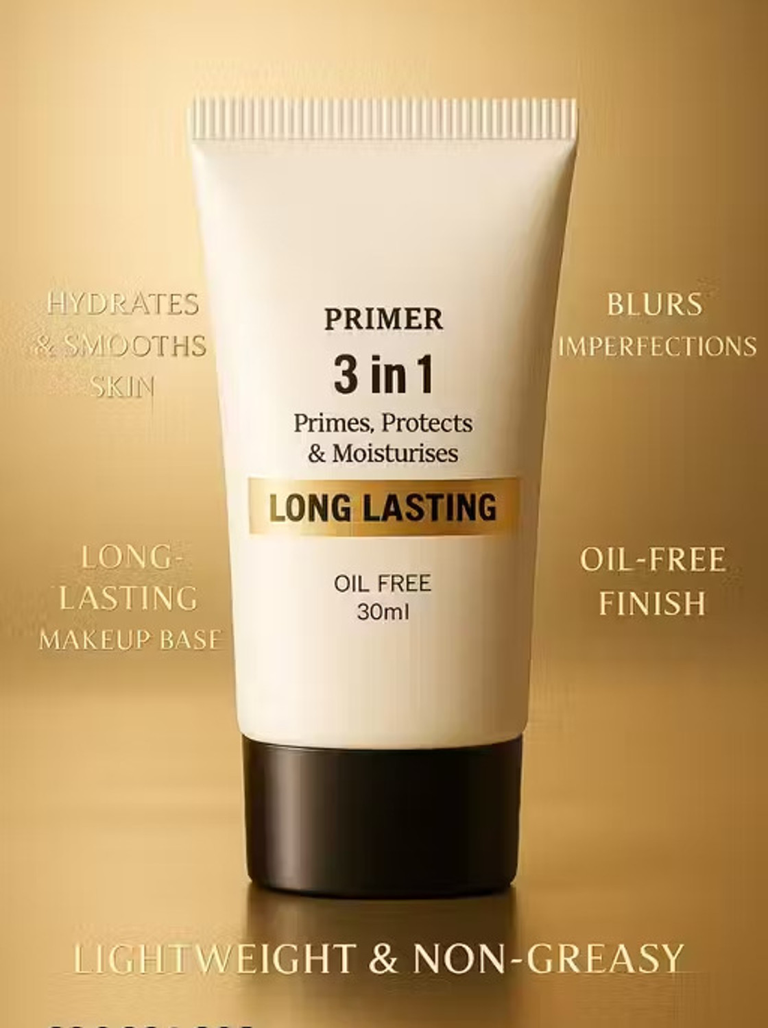 Image of Eletree 3 in 1 Primer with Makeup Fixer | Smooth Base, Long Lasting Makeup, Oil-Free, Primer - 10 g