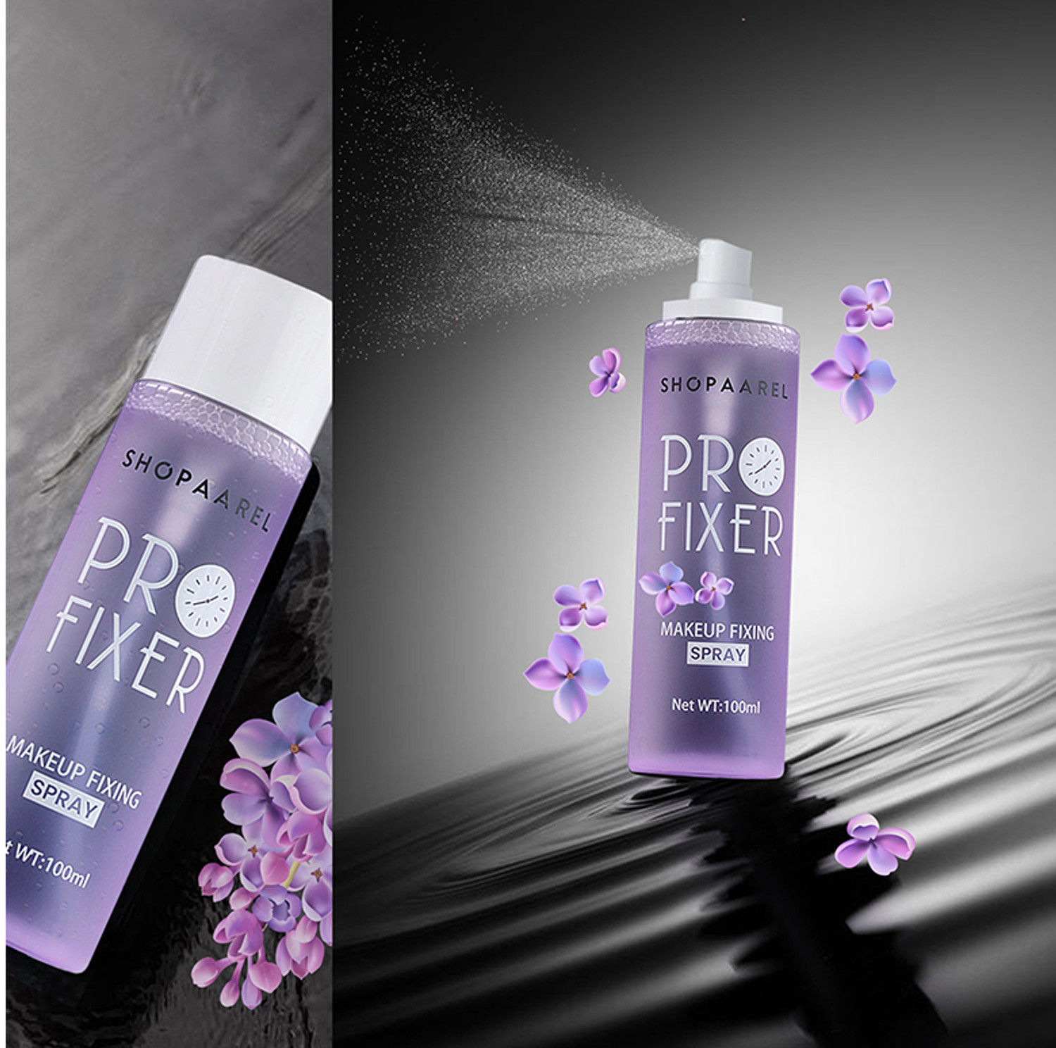 Image of SHOPAAREL Pro Fixer Makeup Fixing Spray - Long-Lasting Matte Finish Primer - 100 ml