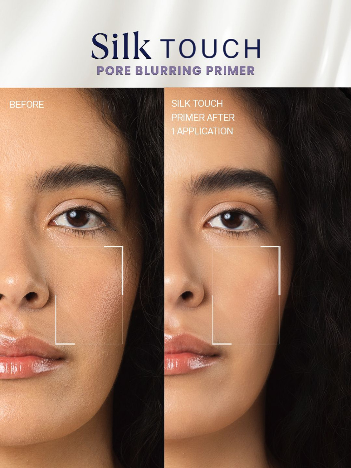 Image of Flicka Silk Touch 3 in 1 Primer for Face Makeup pack of 2 Primer - 120 g (WHITE)