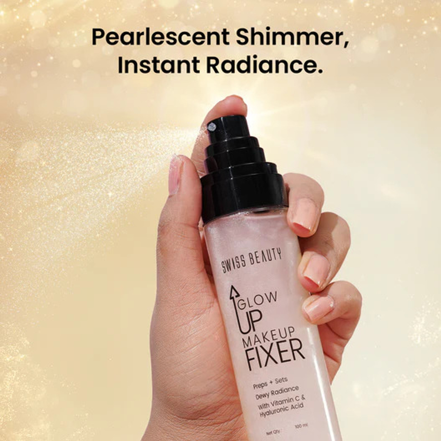 Image of SWISS BEAUTY Glow Up Makeup Fixer Primer - 100 ml