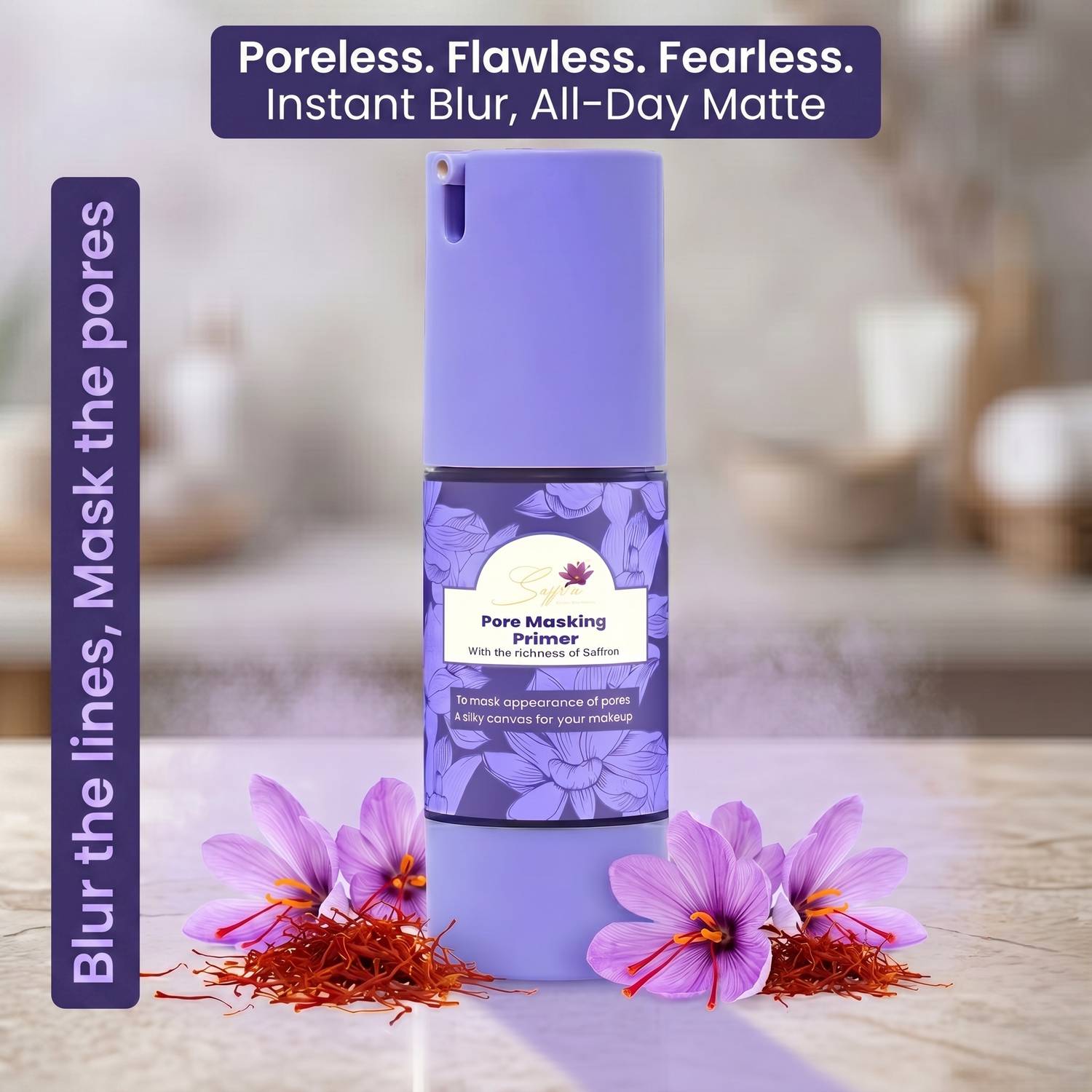 SAFFR'N Pore Masking Primer - 30 ml (Transparent)