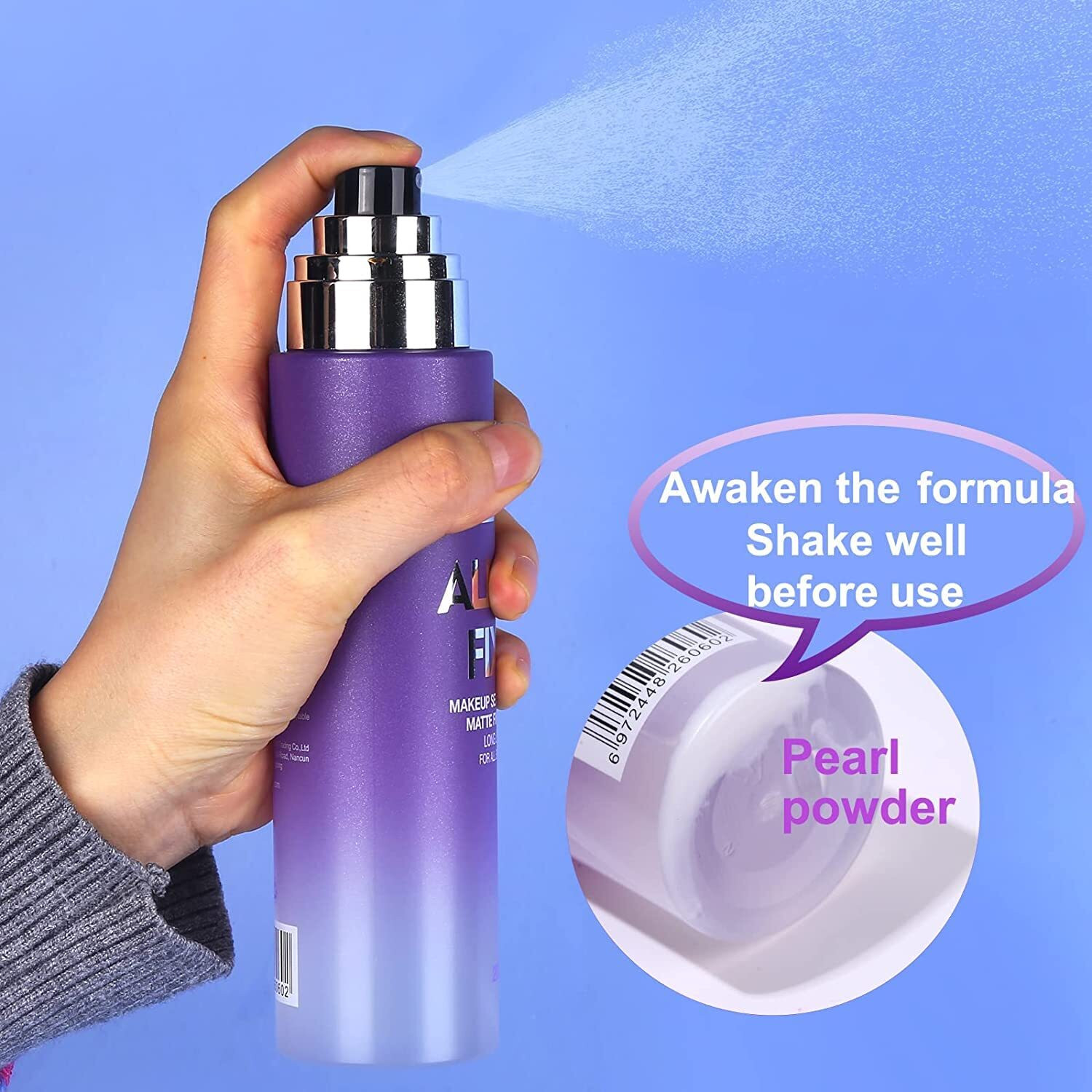 Image of COSLUXE UCANBE Makeup Setting Spray - Matte Finishing Spray Long Lasting Face Mist Primer - 200 ml