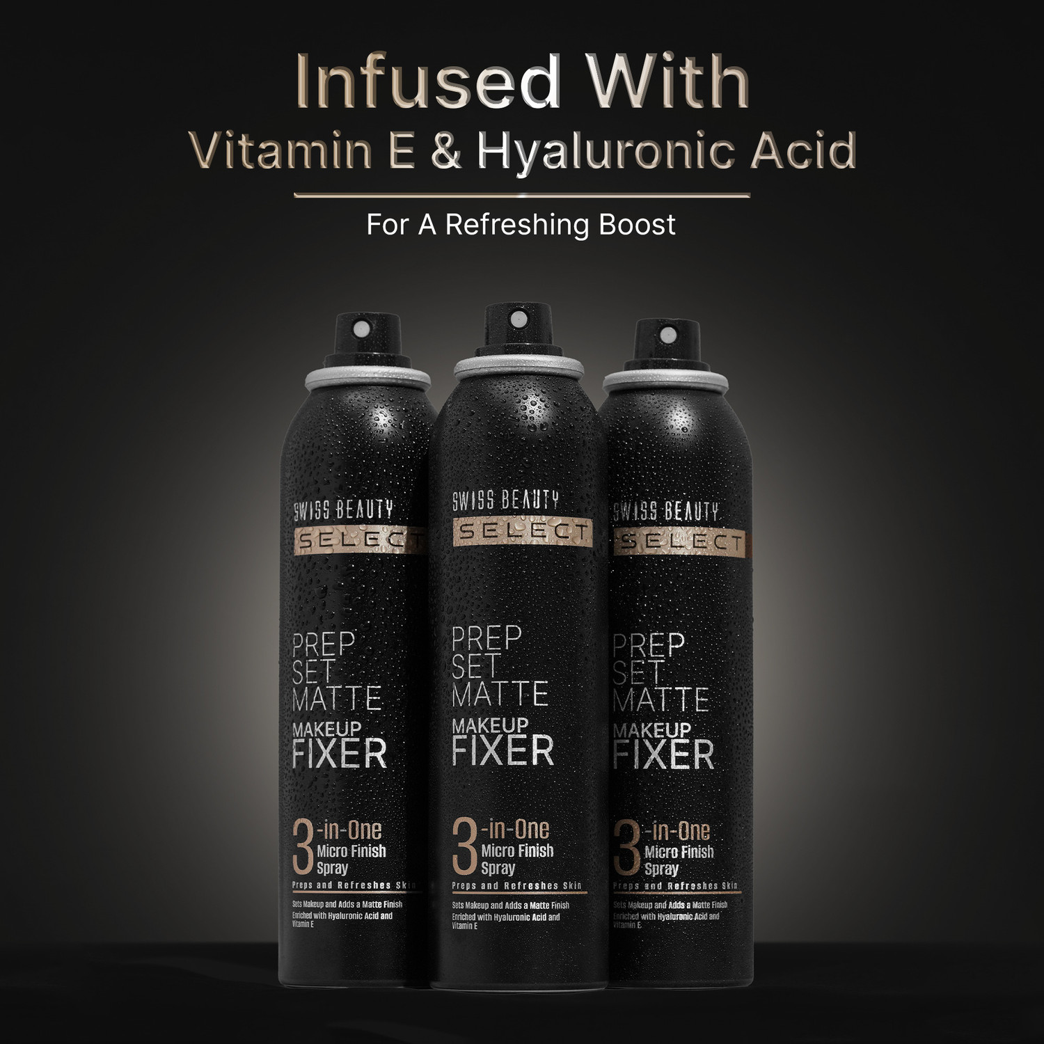 Image of SWISS BEAUTY Prep Set Matte Makeup Fixer | Natural Matte Finish | Long Lasting Spray Primer - 120 ml
