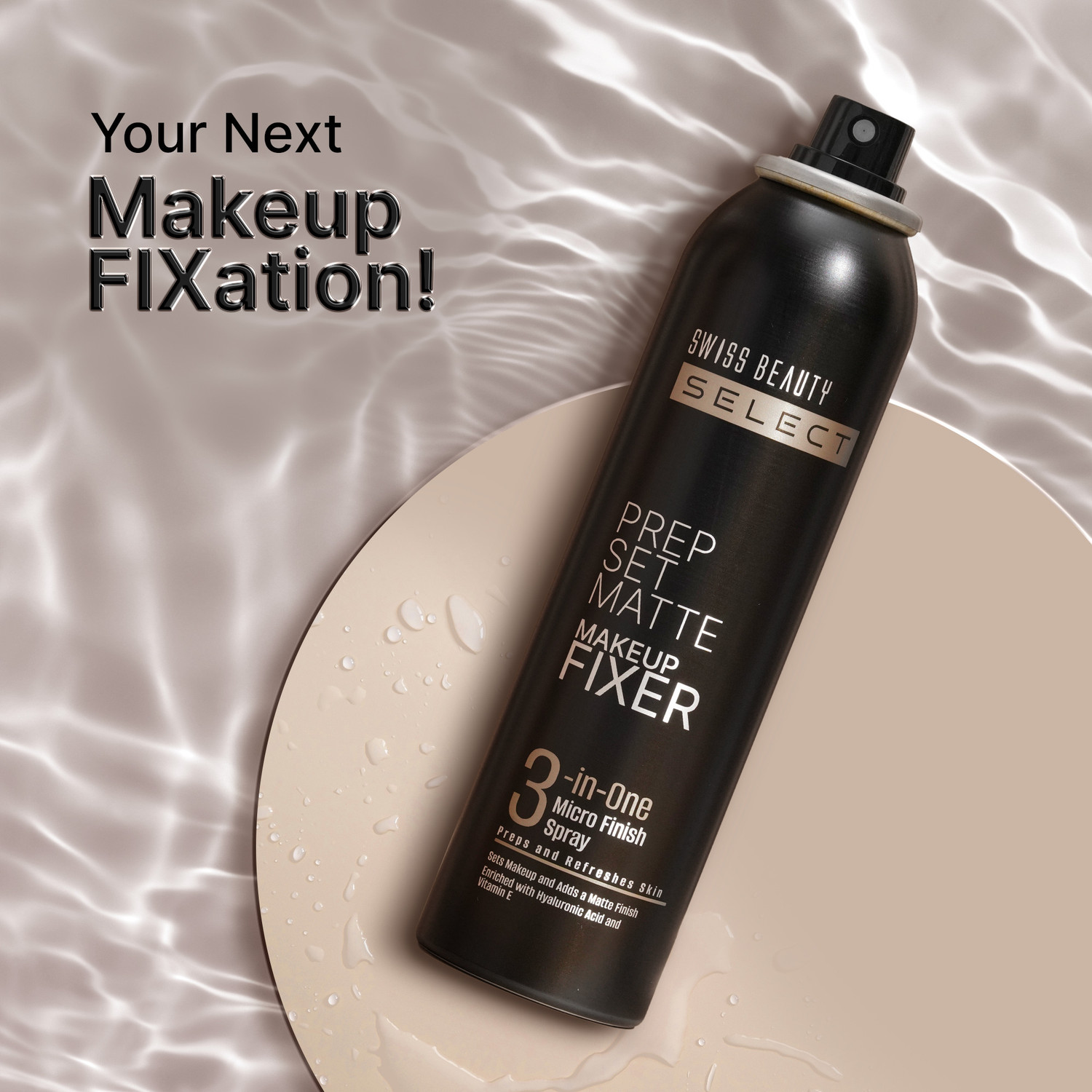 Image of SWISS BEAUTY Prep Set Matte Makeup Fixer | Natural Matte Finish | Long Lasting Spray Primer - 120 ml