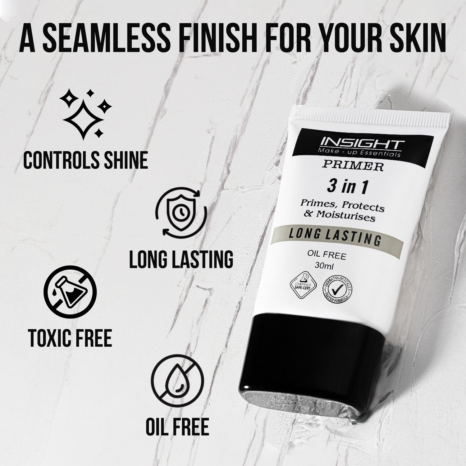 Image of Insight 3-in-1�Primer | Matte Finish�| Oil-Free | Pore�Blurring | Long Lasting Primer - 10 ml