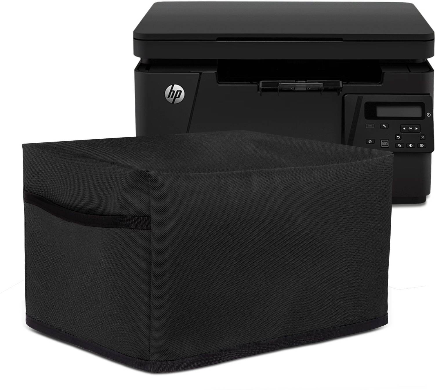 Cranique Water-Resistant Dust Cover For HP LaserJet Pro MFP M126nw - Black Printer Cover