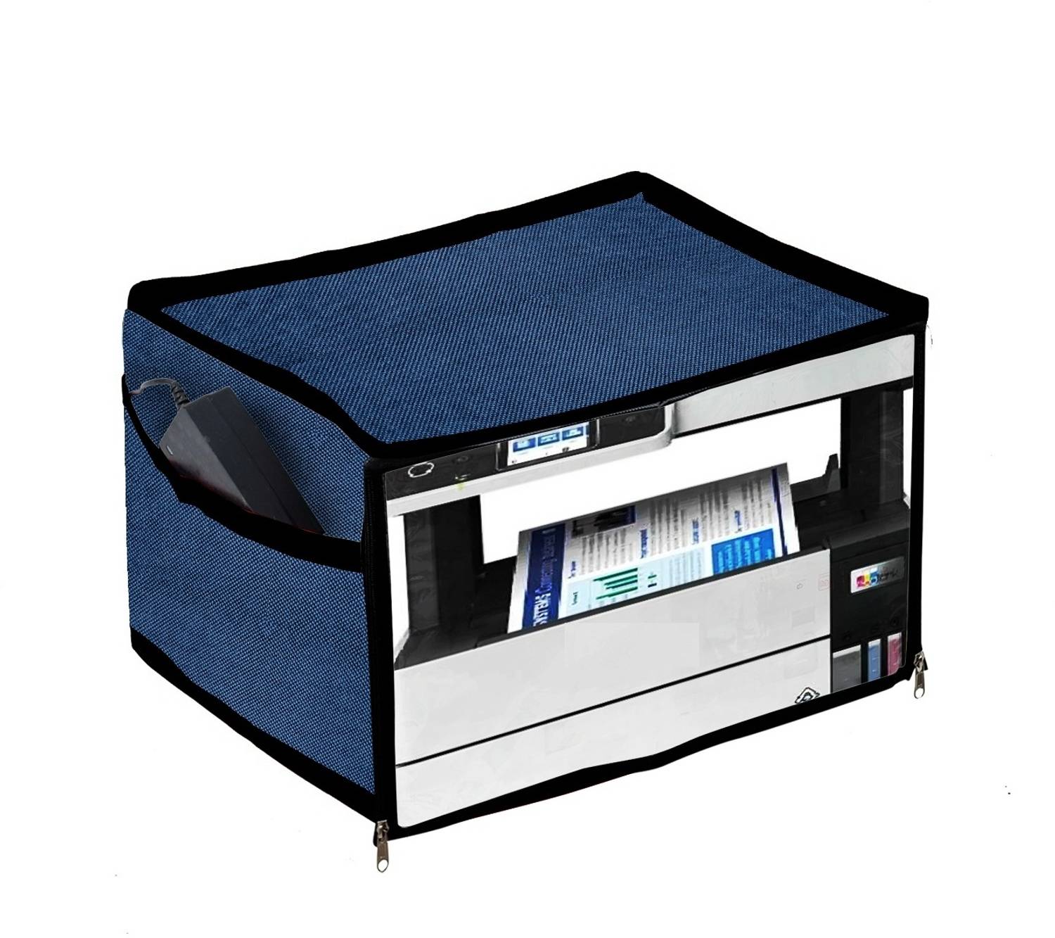 ATP Printer Cover For Epson Eco Tank L6490 Printer (Blue Colour) Printer Cover